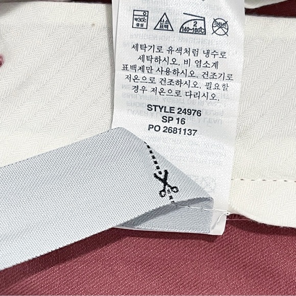 J. Crew Men’s 770 Chino Pants 100% Cotton Essential 32x34 Slacks Coral 24976 - Picture 10 of 10